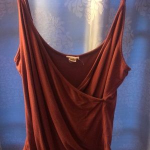 Rust color body suit